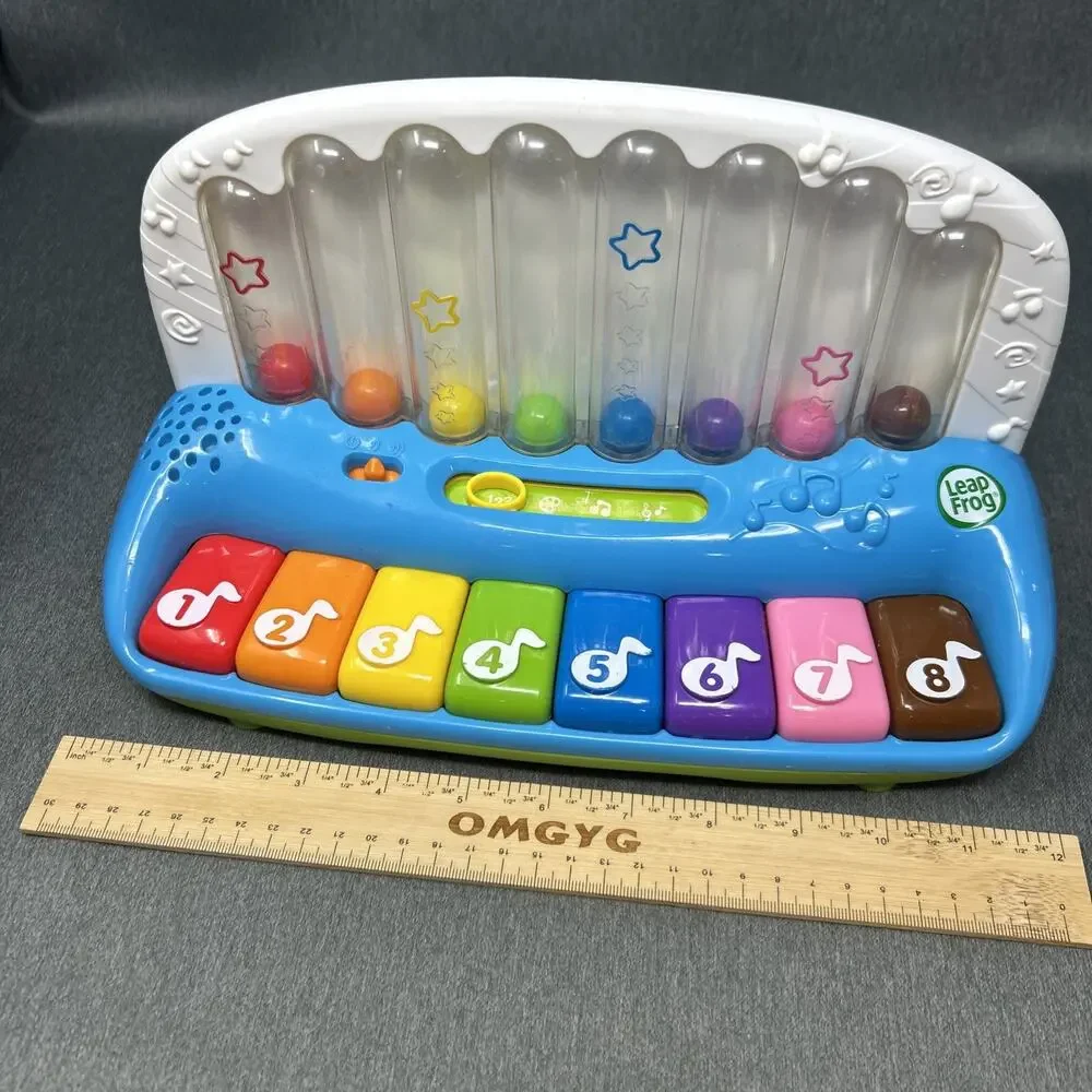 Leapfrog Poppin' Play Piano Learning Toy Music Numbers Colors Motor Skills WORKS